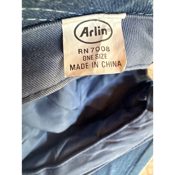 Denim Sun Hat With Tie Back Y2K Casual Hippie 70s Inspired - Picture 5 of 5